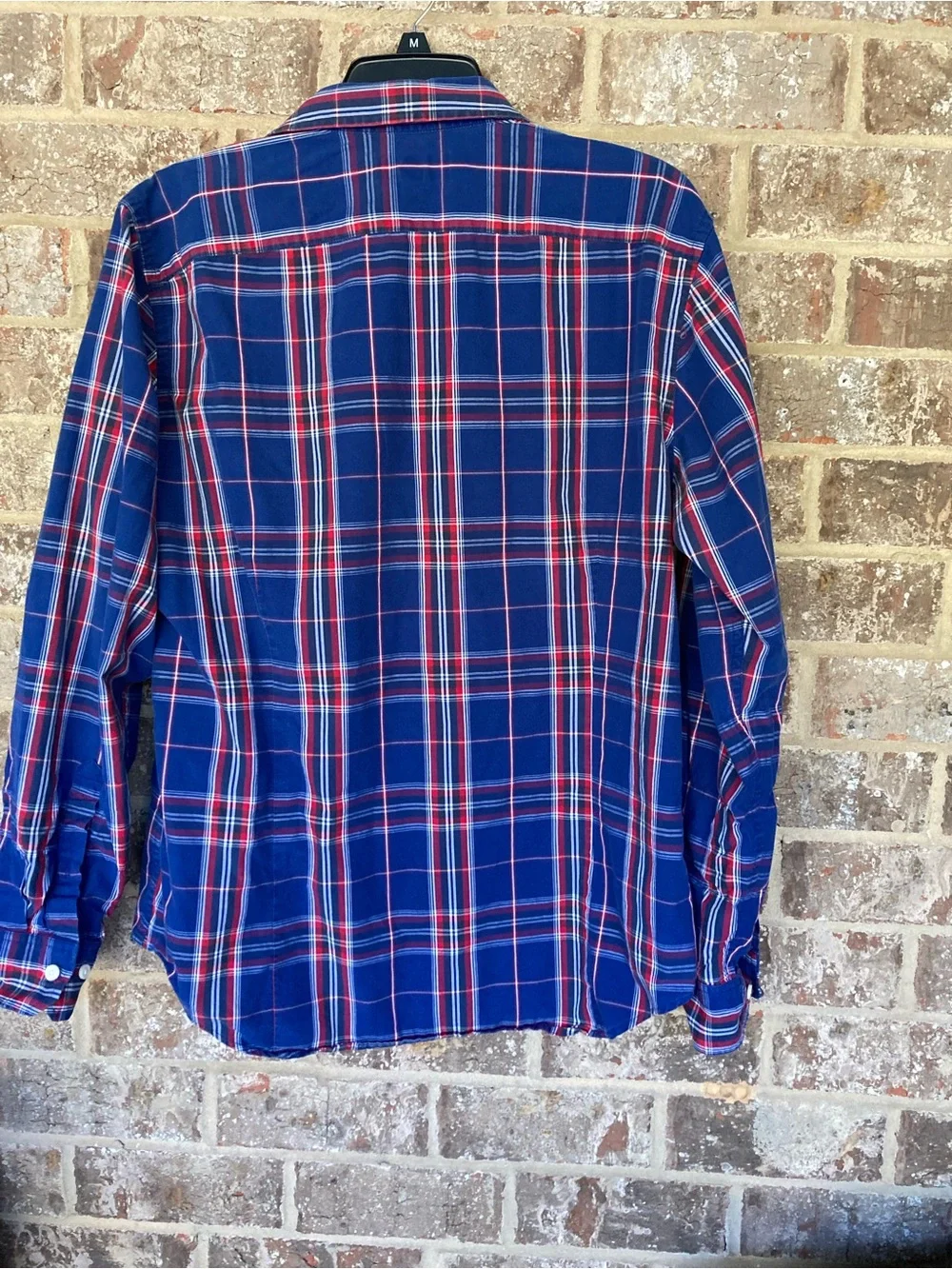 Banana Republic  Slim Fit Button Down Shirt - Size Large blue red white